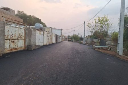 قدردانی اهالی نفتک از اقدام جهادی شهردار مسجدسلیمان در آسفالت معبر کنار باشگاه سوارکاران