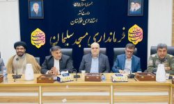 برگزاری آئین تکریم و معارفه فرماندار شهرستان مسجدسلیمان