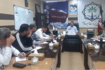 برگزاری جلسه هماهنگی خدمات شهری شهرداری کوت عبدالله در آستانه ماه مبارک رمضان و ایام نوروز
