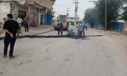 لکه‌گیری و ترمیم معابر نفتون؛ پاسخ شهرداری مسجدسلیمان به مطالبه ساکنان