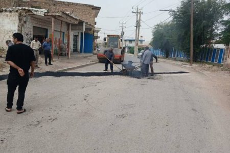 لکه‌گیری و ترمیم معابر نفتون؛ پاسخ شهرداری مسجدسلیمان به مطالبه ساکنان