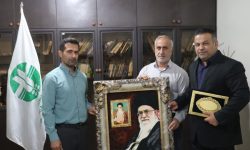 دیدار شهردار مسجدسلیمان و نایب رئیس شورای شهر با رئیس اداره حفاظت محیط زیست شهرستان