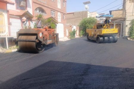 تداوم نهضت بهسازی معابر شهری مسجدسلیمان؛ معابر منطقه کم برخوردار سی‌برنج آسفالت شد