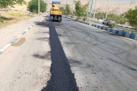 اجرای عملیات ترمیم نوارهای حفاری منطقه شیخ مندنی مسجدسلیمان