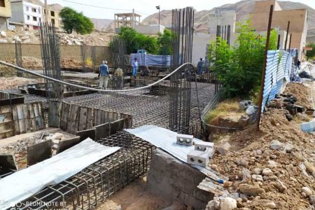 پیشرفت عملیات اجرایی پروژه پرتو درمانی قدرت در بیمارستان ۲۲بهمن مسجدسلیمان با حمایت خیرین
