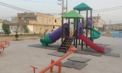 پایان عملیات احداث پارک محله‌ای شهرک مهندسین مسجدسلیمان