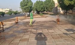 اجرای عملیات جامع بهسازی و پاکسازی زیرساخت‌های شهری در سطح منطقه ۷ اهواز