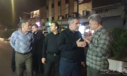 بازدید شبانه شهردار کلانشهر اهواز از عملیات اجرای آسفالت بلوار شریعتی