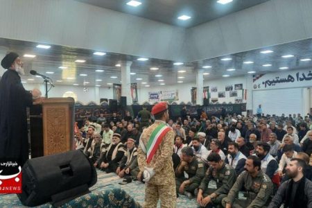 برگزاری آیین «اجماع ایل بختیاری در خونخواهی آقای شهید ایران» در مسجدسلیمان با حضور حجت الاسلام موسوی فرد نماینده ولی‌فقیه در استان خوزستان