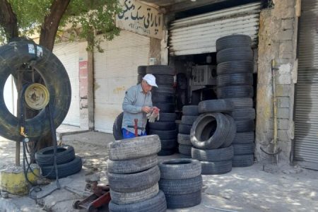 گامی دیگر در جهت زیباسازی منظر شهری؛ اجرای طرح جمع‌آوری لاستیک‌های فرسوده در سطح شهر مسجدسلیمان