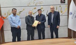 برگزاری مراسم تودیع و معارفه روسای قدیم و جدید اداره بهزیستی مسجدسلیمان