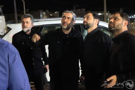 بازدید شهردار اهواز از مسیر مشایه اربعین حسینی
