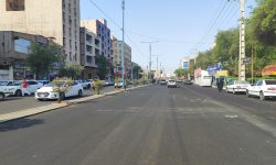 پایان عملیات تراش و روکش آسفالت بلوار آزادگان؛ ارتقای کیفیت یکی از شریان‌های اصلی مرکز شهر اهواز
