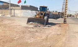تداوم پاکسازی مسیر پیاده‌روی زائران اربعین حسینی در منطقه ۶ شهر اهواز