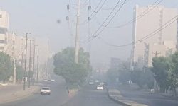 آلودگی هوا در ۹ شهر خوزستان در سوم شهریور