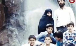عکس/ «مسعود پزشکیان» در جوانی و به همراه همسرش در کنار یک آبشار